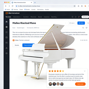 Piano acoustique artisanal en bois massif de style Bari italien, vente en gros d'usine, pour la décoration et la pratique à domicile ou en villa, design compact - Product Image 2