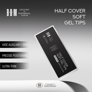 <span class=keywords><strong>BBM</strong></span> demi-couverture Gel souple conseils 240 pièces longs conseils dans la boîte diverses formes Transparent clair carré cercueil doux ongles Gel conseils colle - Product Image 2