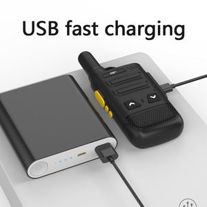 KSUT 2022 SL 2 pièces Mini radio FM bidirectionnelle USB Charge USB 400-470MHz <span class=keywords><strong>Hoki</strong></span> Toki Talkie-walkie - Product Image 5