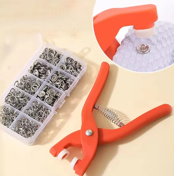 Orange 50pcs boutons