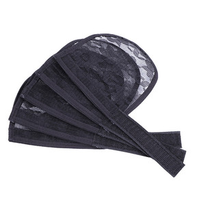 Red <span class=keywords><strong>para</strong></span> hacer Peluca de cola de caballo <span class=keywords><strong>para</strong></span> hacer Coleta, Color negro, Top, sin pegamento, con correa ajustable - Product Image 5