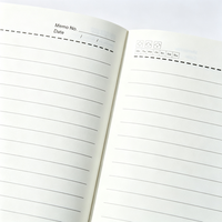 Carnet de planification magnétique Depai A5 en cuir PU, 140 feuilles de papier ligné épais, bord cousu, agenda quotidien, cadeau d'entreprise
