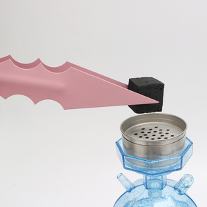 21,5 cm 4 colores aleación de aluminio Shisha abrazaderas hookah accesorios al por mayor Shisha hookah carbón pinzas - Product Image 3