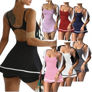 Combinaisons de yoga sans manches pour femmes, séchage rapide, en spandex/nylon, pour la gym, le fitness, l'entraînement, la course à pied, vêtements de sport, shapewear - Product Image 3