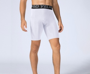 Wholesale <b>Men's</b> Fitness Shorts with Pockets Quick-Drying <b>Stretchy</b> Compression for Sports Running Training Shorts - Product Image 2