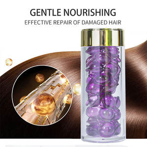 Suplemen <span class=keywords><strong>Vitamin</strong></span> rambut organik, minyak <span class=keywords><strong>Vitamin</strong></span> rambut kuning Fifteen, 30 kapsul X 1ML (30ml), menutrisi rambut lembut - Product Image 3