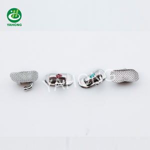 दंत Orthodontic श्रृंखला एमआईएम धातु Bondable मुख ट्यूबों रोथ 022 "जाल आधार 1st दाढ़ <span class=keywords><strong>Yahong</strong></span> <span class=keywords><strong>Ortho</strong></span> - Product Image 1