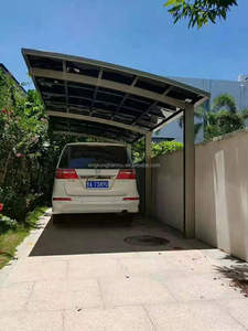 Abri de voiture en polycarbonate en gros |   Fournisseur de auvents de stationnement extérieurs résistants aux intempéries pour les projets de garages de villas - Product Image 6