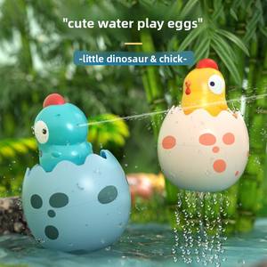 YD TOYS Jouet de <span class=keywords><strong>bain</strong></span> pour bébé, ours en plastique pulvérisateur d'eau, œuf de douche pour nourrissons et enfants, <span class=keywords><strong>jeu</strong></span> aquatique pour garçons et filles, coquille d'œuf - Product Image 2