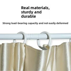 Offre Spéciale longueur et diamètre personnalisé métal fer fenêtre tringle à rideau fleuron Styles modernes matériel décoré pour rideau de fenêtre - Product Image 3