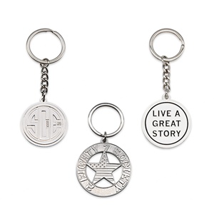 Factory Supplie Car Metal Chain Maker Custom Engraved Key <b>Ring</b> Blank Stainless Steel Keychain - Product Image 2