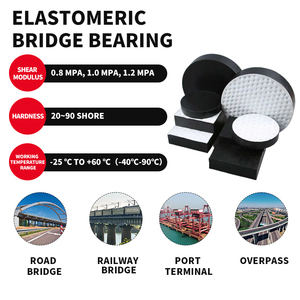 Elastomeric mang Pad nhiều lớp đàn hồi cao su vòng bi cho cầu và các tòa nhà địa chấn cách ly cao su mang - Product Image 4