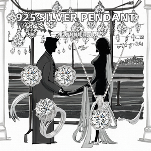 สร้อยคอจี้โมอิสซาไนต์คุณภาพสูง เงินแท้ 925 ขนาด 6 มม. สี D ระดับ VVS ได้รับการรับรองจาก GRA ดีไซน์สวยงามสำหรับผู้หญิง - Product Image 2