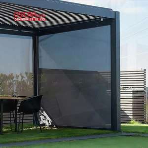Toldos con Paneles Laterales de Poliéster, Protección Contra la Intemperie, Mosquitera, Persiana <span class=keywords><strong>Enrollable</strong></span> para Patio, Jardín, Balcón - Product Image 1