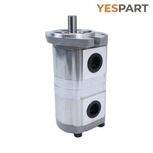 Pompe hydraulique tandem à <span class=keywords><strong>double</strong></span> engrenage HGP-33A-F6/6R, arbre de 15,87 mm, 25 MPa, 1800 tr/min, pour la construction industrielle, l'agriculture et le levage - Product Image 1