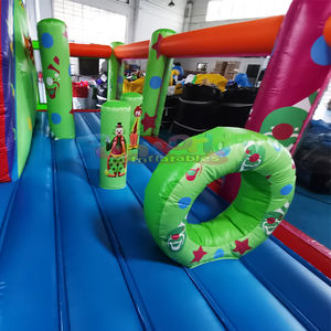 <b>Inflatable</b> obstacle course and bouncy castle combo commercial toddler bouncer outdoor party bounce <b>house</b> - Product Image 6