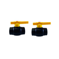 Vanne à boisseau sphérique en acier PE sur mesure 20-110 mm - Extrémité à souder pour tuyaux d'alimentation en eau PPR Vanne à boisseau sphérique de mesure Vanne à boisseau sphérique PVC