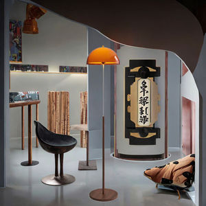 SIMIGモダンLEDマッシュルーム木製金属フロアランプアンティークフレンチデザインリビングルーム用ベッドルームソファサイドサンセット雰囲気 - Product Image 3