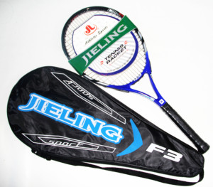Raquette de <span class=keywords><strong>tennis</strong></span> en graphite Jieling F3 pour l'entraînement, 27 pouces, 48-55 livres, livraison directe d'usine - Product Image 3