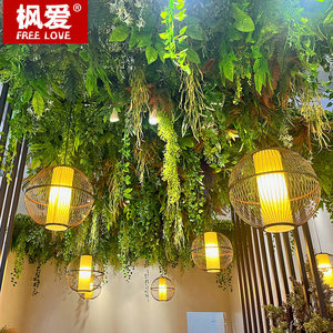 Planta Artificial para Techo, Vegetación Artificial para Techo, Follaje Floral, Paisajismo, Flores Artificiales de Plástico y Seda, Enredaderas, Decoración Interior - Product Image 6