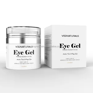 Private Label Natural Eye Gel Anti Wrinkle Anti Aging Under Eye Cream Hydrating Remove Dark Circle Lifting Eye Cream