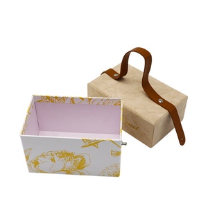 Boîte en carton ondulé personnalisée pour snacks, emballage en papier avec poignée - Product Image 3