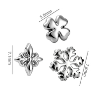 Wholesale ASTM F136 Titanium Various Shapes Labret Lip Stud Push in Body Piercing Jewelry Flat Back Rod