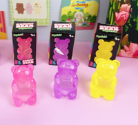 Bonbons gélifiés en forme d'ours en boîte, bonbons maltés, jouet réaliste anti-stress, jouet à presser célèbre sur Internet pour garçons