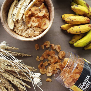 Chips de banane croustillantes glacées – Saveur originale, fines tranches de banane premium 200g - Product Image 2