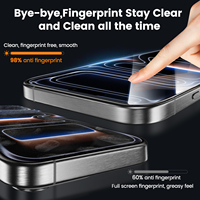 Kit d'installation de protection d'écran en verre trempé recyclable personnalisé OEM 9H, boîte magique sans poussière pour téléphone portable 11-18