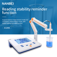 Conductimètre de table EC200E pour eau distillée avec sonde à quatre points