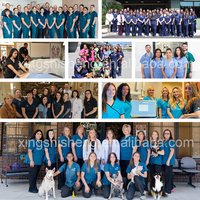 Fabricant d'uniformes médicaux personnalisés pour infirmière Tenue d'hôpital Tenue verte pour infirmière et médecin Tall Scrubs Jscrubs Ensembles d'uniformes pour femmes