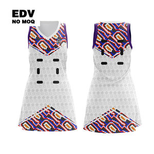 Netball Uniform Women's Fit Dress <b>for</b> Matches with Moisture-Wicking Feature - Product Image 5