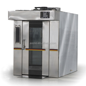 Nuevo <span class=keywords><strong>Horno</strong></span> Rotatorio de Acero Inoxidable para Línea de Producción de Panadería, Capacidad para 32 Bandejas, Procesamiento de Frutos Secos, Certificado CE, Uso Industrial - Product Image 1