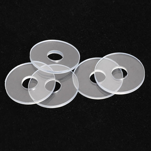 10 pièces/sac Indejin TM-SL-Y98 Joint plat isolant transparent en PVC rigide M1.2 M2 M6 M12 résistant aux hautes températures - Product Image 4