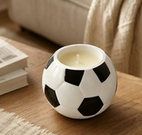 Dekorative Fußballförmige Kerze