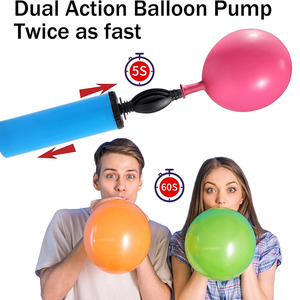 FOSKA facile da usare festa decorazioni di compleanno 5 colori brillanti pompa a palloncino a mano gonfiatore pompa aria <span class=keywords><strong>per</strong></span> <span class=keywords><strong>palloncini</strong></span> - Product Image 3