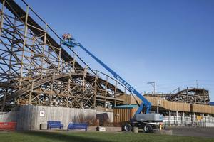 Новая самоходная дизельная подъемная платформа Genie S 125 с телескопической стрелой, максимальная высота подъема 38,1 м, вылет стрелы 15,48 м - Product Image 4