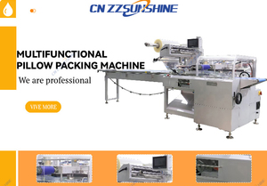 Fully Automatic Horizontal Pillow Type Bag Feeding Instant Foodstuff Snack Cookie <b>Biscuit</b> Tray Filling Packing <b>Machine</b> - Product Image 5