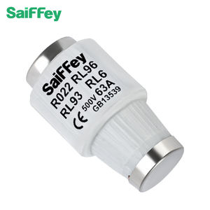 Saiffey RL6 AC/DC 500V Serie HRC Fusible cilíndrico Enlace R022 Fusible cerámico tipo tornillo - Product Image 6
