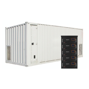 Conteneur de stockage d'énergie 500 kW 1 MW 2 MWh 40 pieds, système de stockage d'énergie solaire à batterie lithium 1 MW avec port de communication CAN - Product Image 1