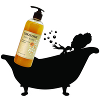 Gel Douche Hydratant et Éclaircissant à la Vitamine C Bio et Niacinamide, Fabrication OEM à Guangzhou, Marque Privée, Soin Nourrissant pour la Peau