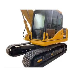 حفارة مستعملة komatsu pc130 حفارات مستعملة يابانية أصلية استقرار هيدروليكي حفارة مجنزرة komatsu