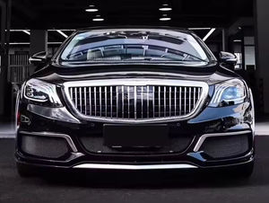 Para 2014-2020 mercedes-benz Clase S W222 MBH accesorios de parachoques delantero MAYB estilo rejilla Exterior de coche nueva condición Material ABS - Product Image 4