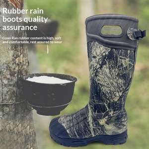 Bottes <span class=keywords><strong>de</strong></span> <span class=keywords><strong>pluie</strong></span> <span class=keywords><strong>de</strong></span> <span class=keywords><strong>chasse</strong></span> camouflage résistantes à l'usure pour hommes, chaudes, épaisses, en néoprène, montantes, imperméables, pour la pêche en extérieur, vente en gros - Product Image 2