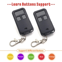 890MAX Mini télécommande à 3 boutons pour bouton d'apprentissage jaune violet orange rouge vert