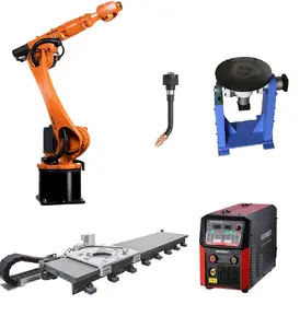 KR 16 R2010 robot arm with CNGBS robot track robot positioner welding machine for handing and welding