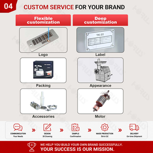 Horus TK12 TK22 TK32 Broyeur à <span class=keywords><strong>viande</strong></span> électrique commercial Picadora Molinos De Carne Machine à broyer la <span class=keywords><strong>viande</strong></span> <span class=keywords><strong>Hachoir</strong></span> à <span class=keywords><strong>viande</strong></span> - Product Image 6