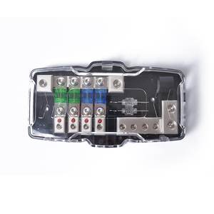 <span class=keywords><strong>Portafusibles</strong></span> ANL estéreo de Audio para coche de 4 vías con tierra Mini caja de fusibles ANL bloque de distribución 30A 60A 80A bloque de puesta a tierra de fusibles - Product Image 6