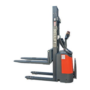 RELILIFT <span class=keywords><strong>Stacker</strong></span> Elektrik Tiang Dua Tingkat yang Kokoh, Tinggi Maksimum 2m, Muatan Kontainer 1,5 Ton, Baterai Asam Timbal - Product Image 2